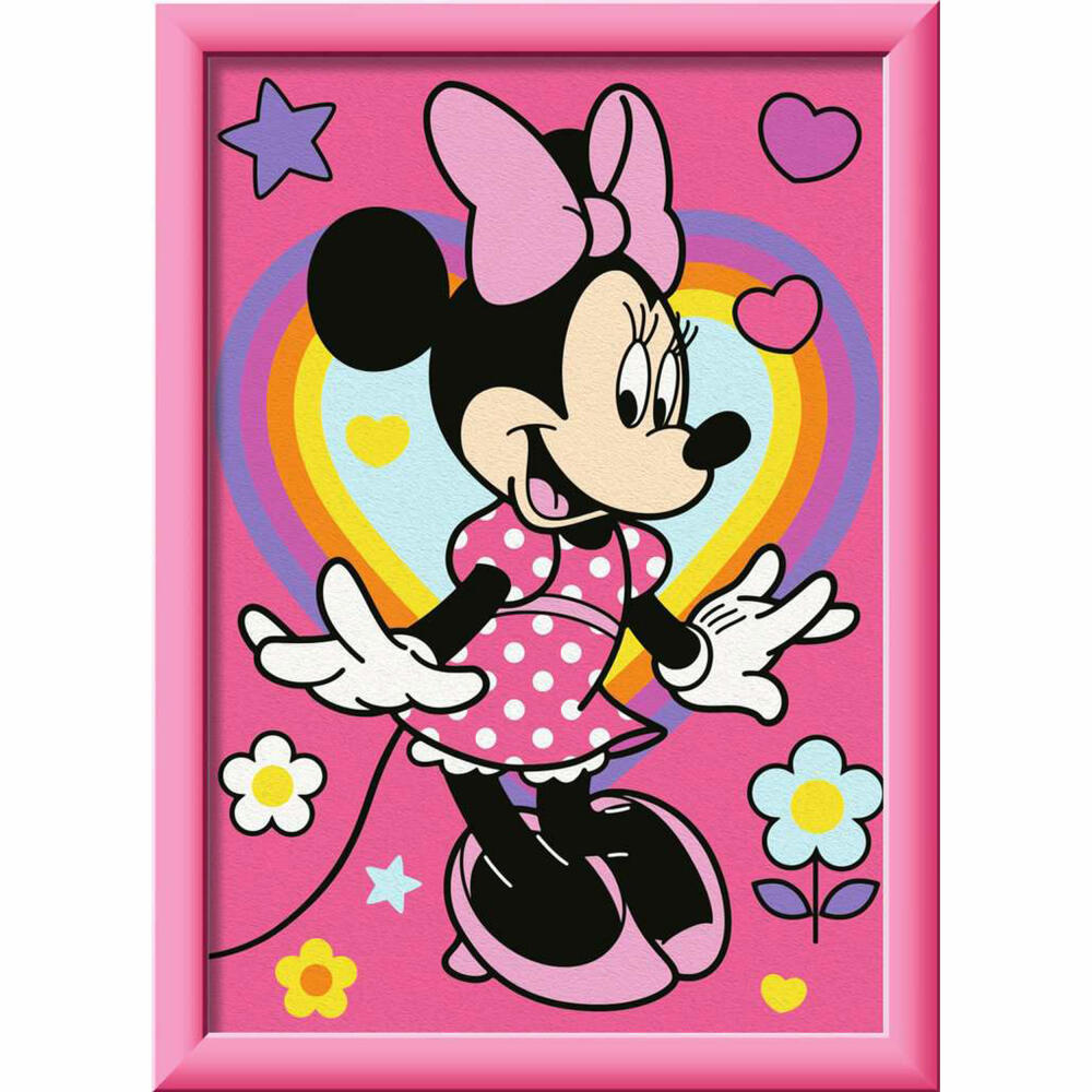Ravensburger CreArt Bezaubernde Minnie, Malen nach Zahlen, Mal-Set, Kinder, ab 7 Jahren, 12023108