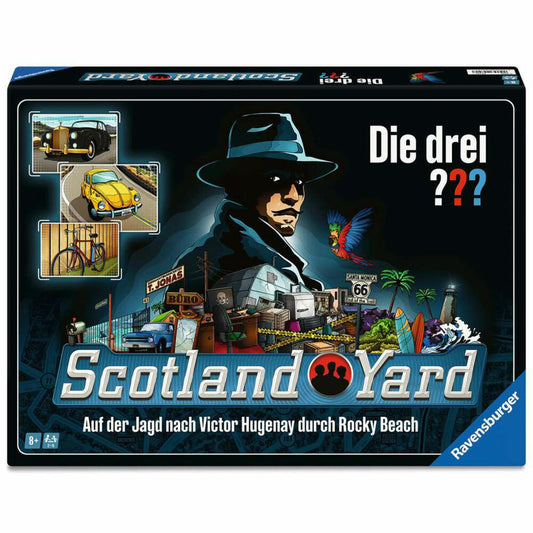 Ravensburger Die drei ??? Scotland Yard, Detektiv-Spiel, Denkspiel, Brettspiel, ab 8 Jahren, 24741