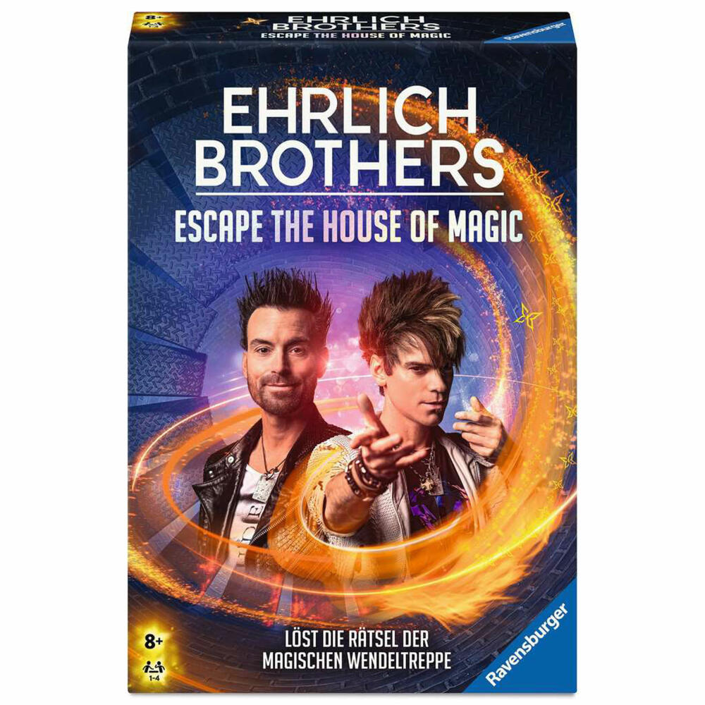 Ravensburger Ehrlich Brothers Escape the House of Magic, Rätselspiel, Gesellschaftsspiel, ab 8 Jahren, 24868