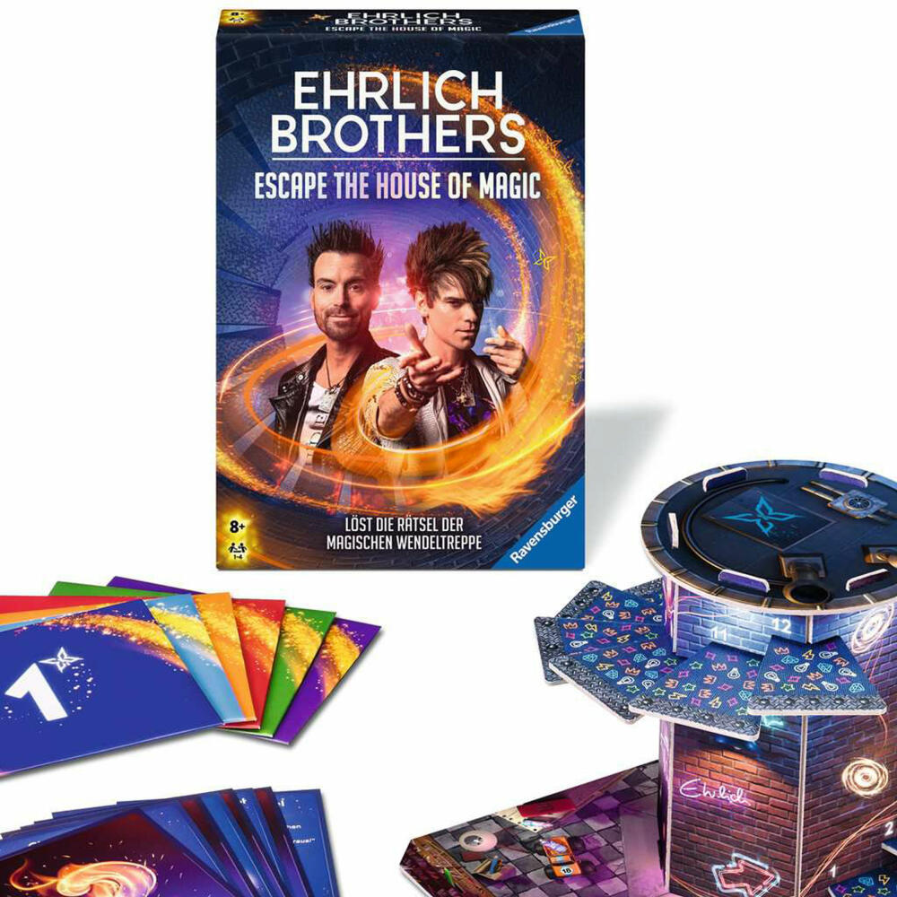 Ravensburger Ehrlich Brothers Escape the House of Magic, Rätselspiel, Gesellschaftsspiel, ab 8 Jahren, 24868