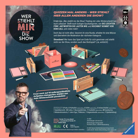 Ravensburger Wer stiehlt mir die Show?, Quizspiel, Gesellschaftsspiel, ab 10 Jahren, 24883