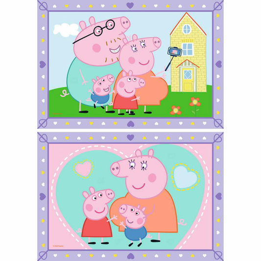 Ravensburger CreArt Peppas Familie, Peppa Wutz, Malen nach Zahlen, Mal-Set für Kinder, ab 5 Jahren, 25879