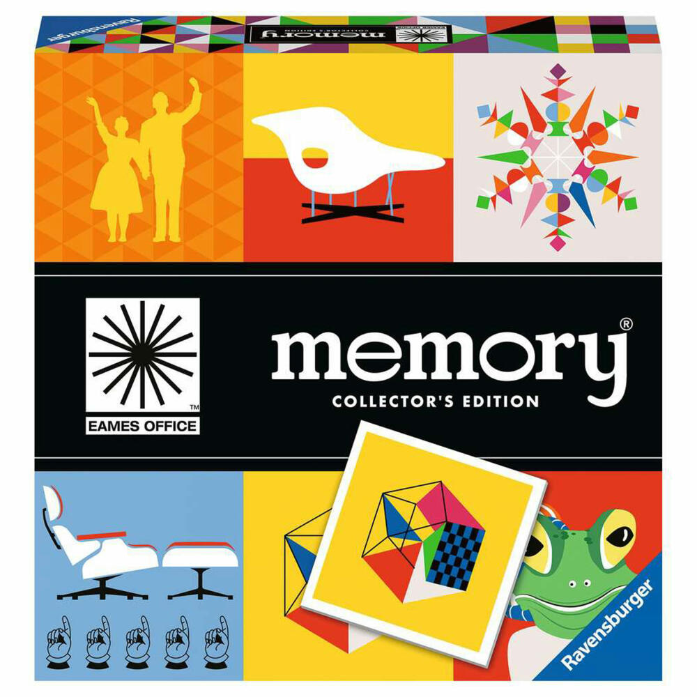 Ravensburger Collectors memory EAMES, Merkspiel, Memospiel, Gesellschaftsspiel, ab 8 Jahren, 27377