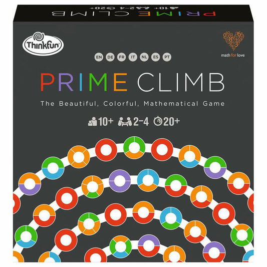 Ravensburger ThinkFun Prime Climb, Denkspiel, Lernspiel, Gesellschaftsspiel, ab 10 Jahren, 76429