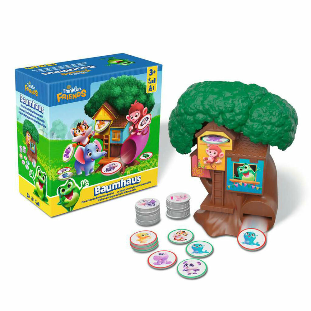 ThinkFun Baumhaus, Denkspiel, Logikspiel, Kinderspiel, ab 3 Jahren, 76655