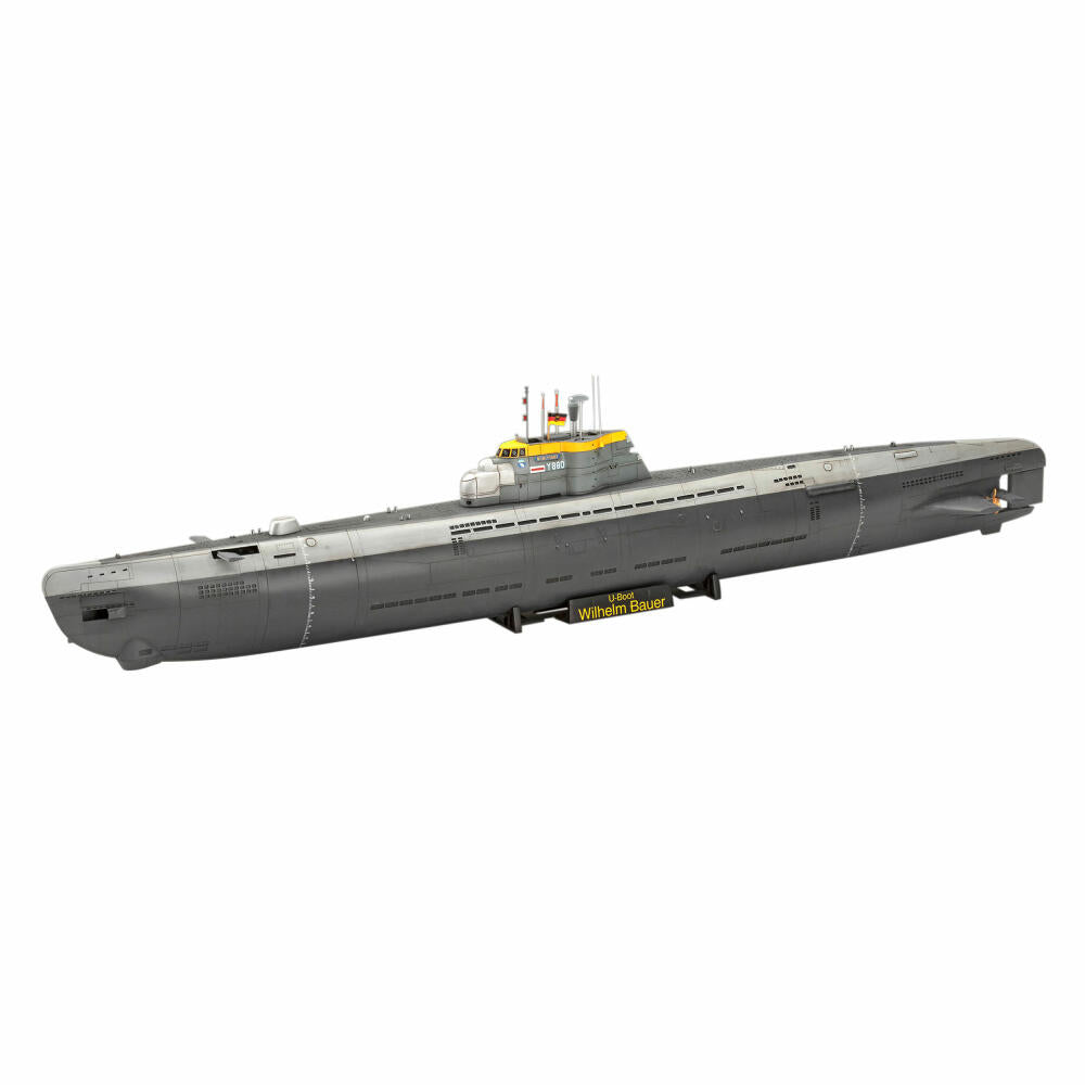 Revell Schiff-Modellbausatz 70 Jahre Bundeswehr: Wilhelm Bauer, Type 206A, Type 212A, U-Boot, 1:144, 05186