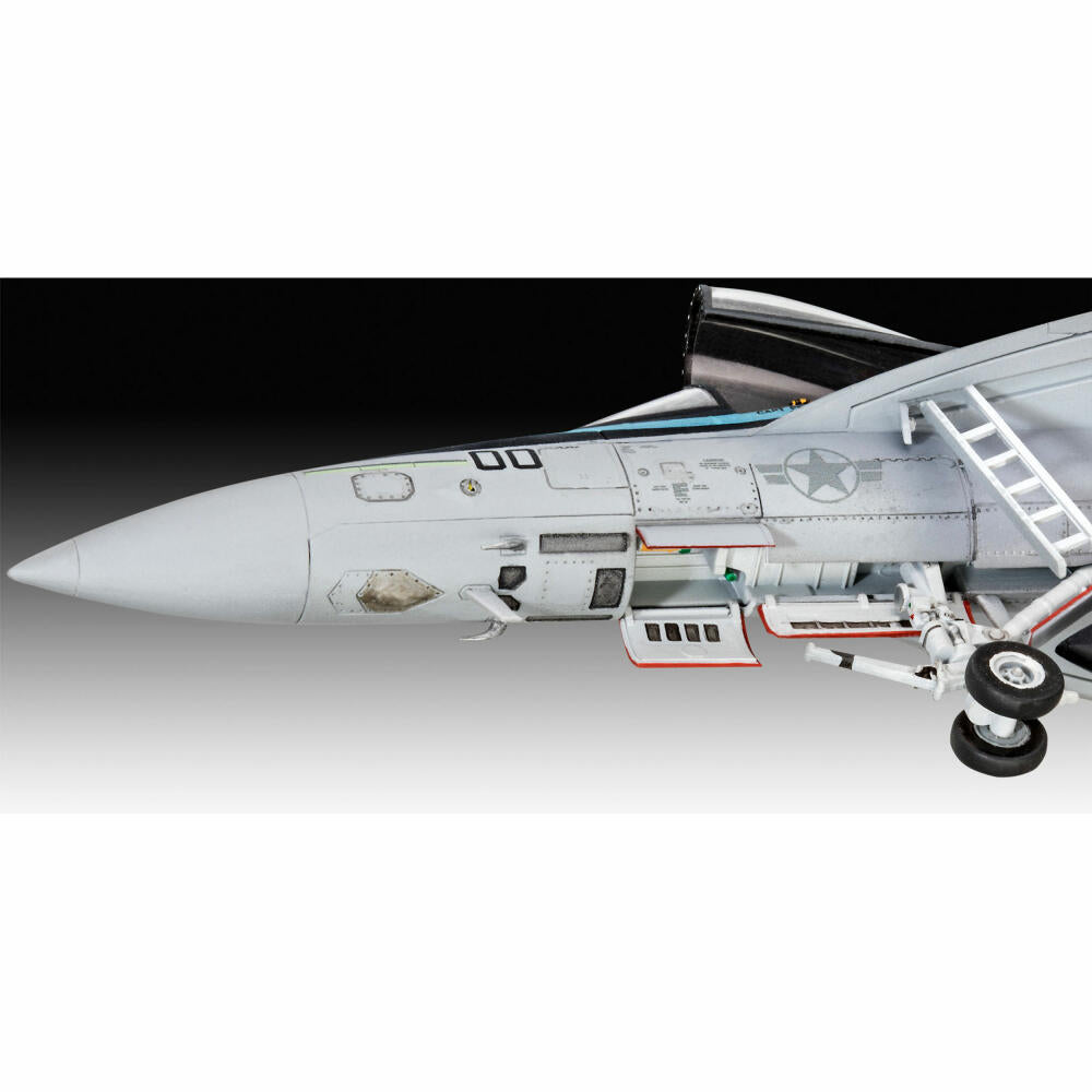 Revell model kit Movie Set TOP GUN, F-14D Super Tomcat, F/A-18E Super Hornet, model kit, 202 parts, from 12 years, 05677