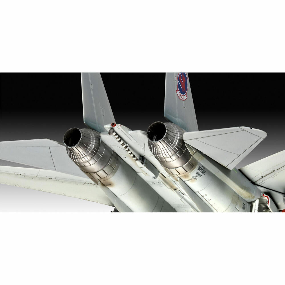 Revell model kit Movie Set TOP GUN, F-14D Super Tomcat, F/A-18E Super Hornet, model kit, 202 parts, from 12 years, 05677