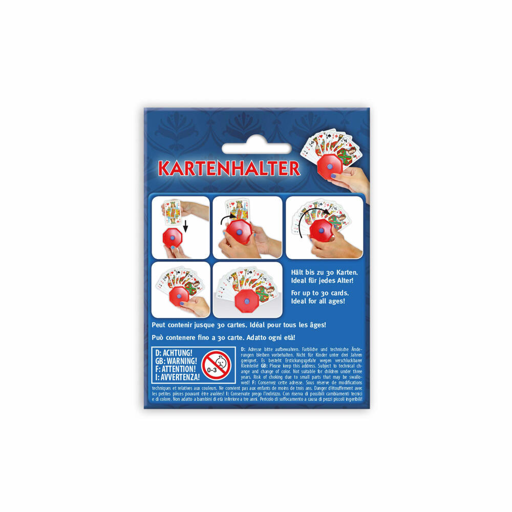 Noris Spielkartenhalter, Kartenhalter, Karten, Halter, Kartenhilfe, Ständer, Kunststoff, 606154619