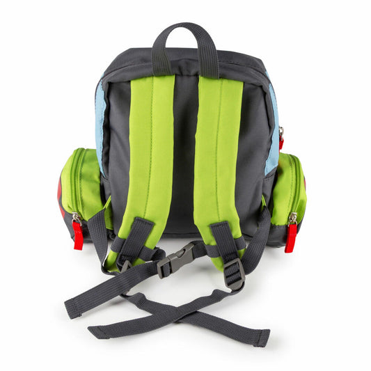 sigikid Rucksack Traktor, Kinderrucksack, Kindergartentasche, Kinder, Polyester, Grün, 25249