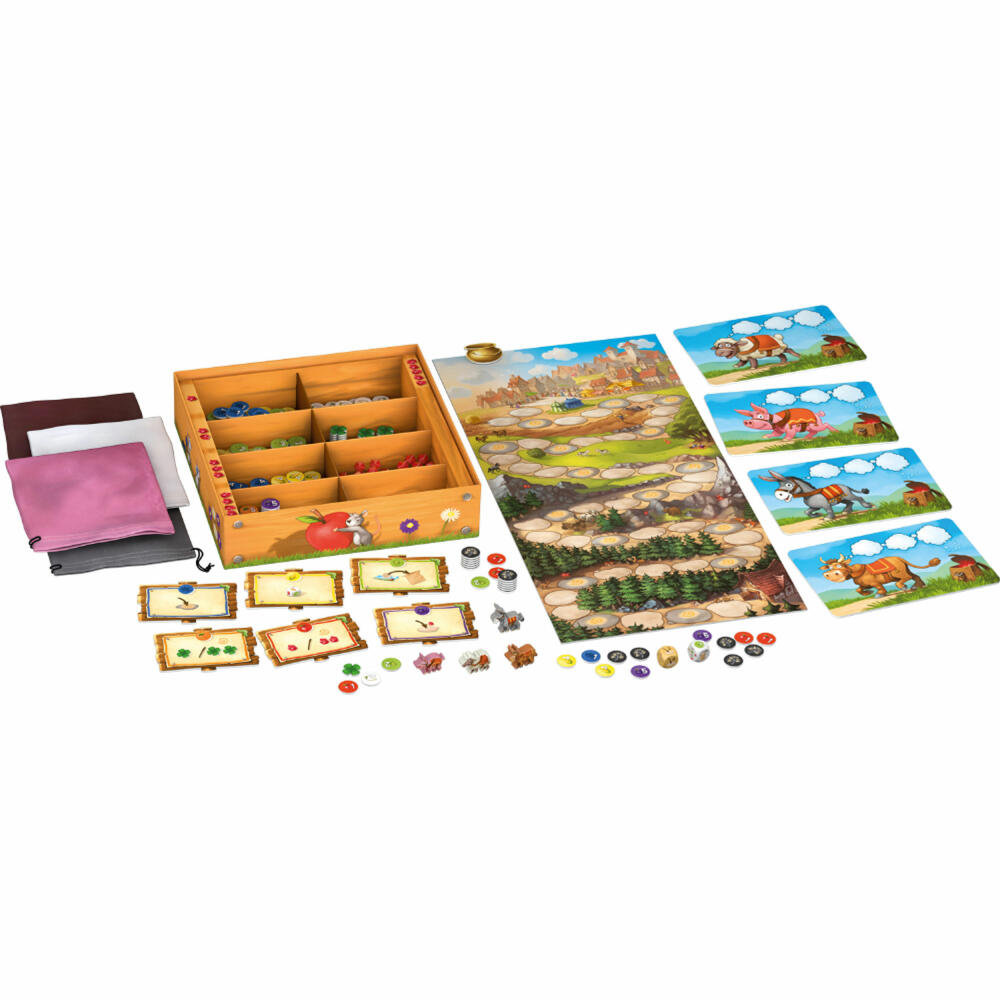 Schmidt Spiele With Quacks &amp; Co. to Quedlinburg, children's game, board game, family game, 40630
