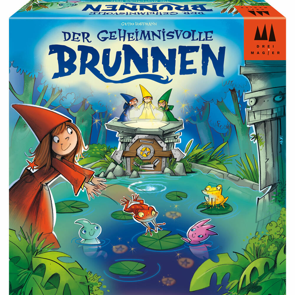 Schmidt Spiele Drei Magier Der geheimnisvolle Brunnen, Kinderspiel, Brettspiel, ab 5 Jahren, 40815