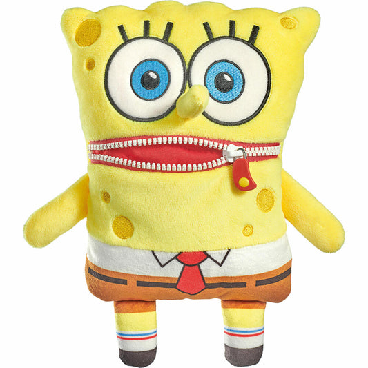 Schmidt Spiele Sorgenfresser SpongeBob, Kuscheltier, Plüschtier, Stofftier, 25 cm, 42562
