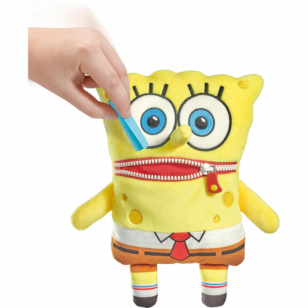 Schmidt Spiele Sorgenfresser SpongeBob, Kuscheltier, Plüschtier, Stofftier, 25 cm, 42562
