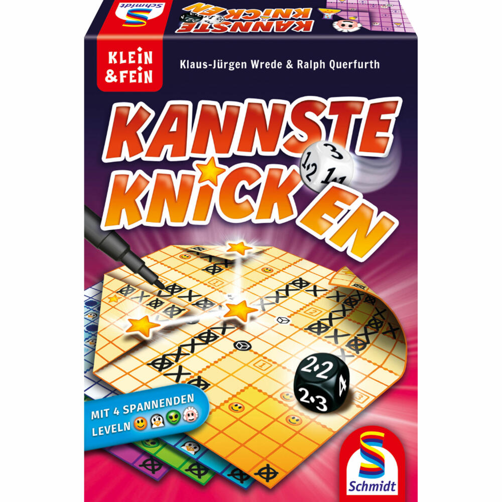 Schmidt Spiele Klein &amp; Fein Kannste knicken, family game, dice game, board game, 49387