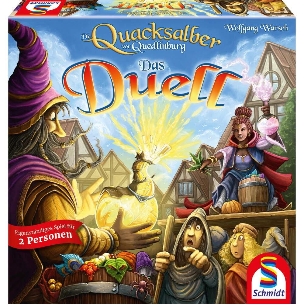 Schmidt Spiele The Quacksalber of Quedlinburg The Duel, Connoisseur Game, Family Game, from 10 years, 49447