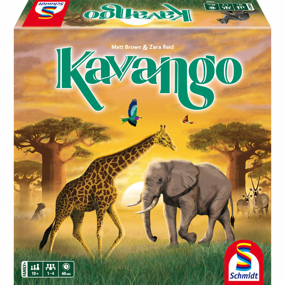 Schmidt Spiele Kavango, Strategiespiel, Gesellschaftsspiel, ab 10 Jahren, 49466