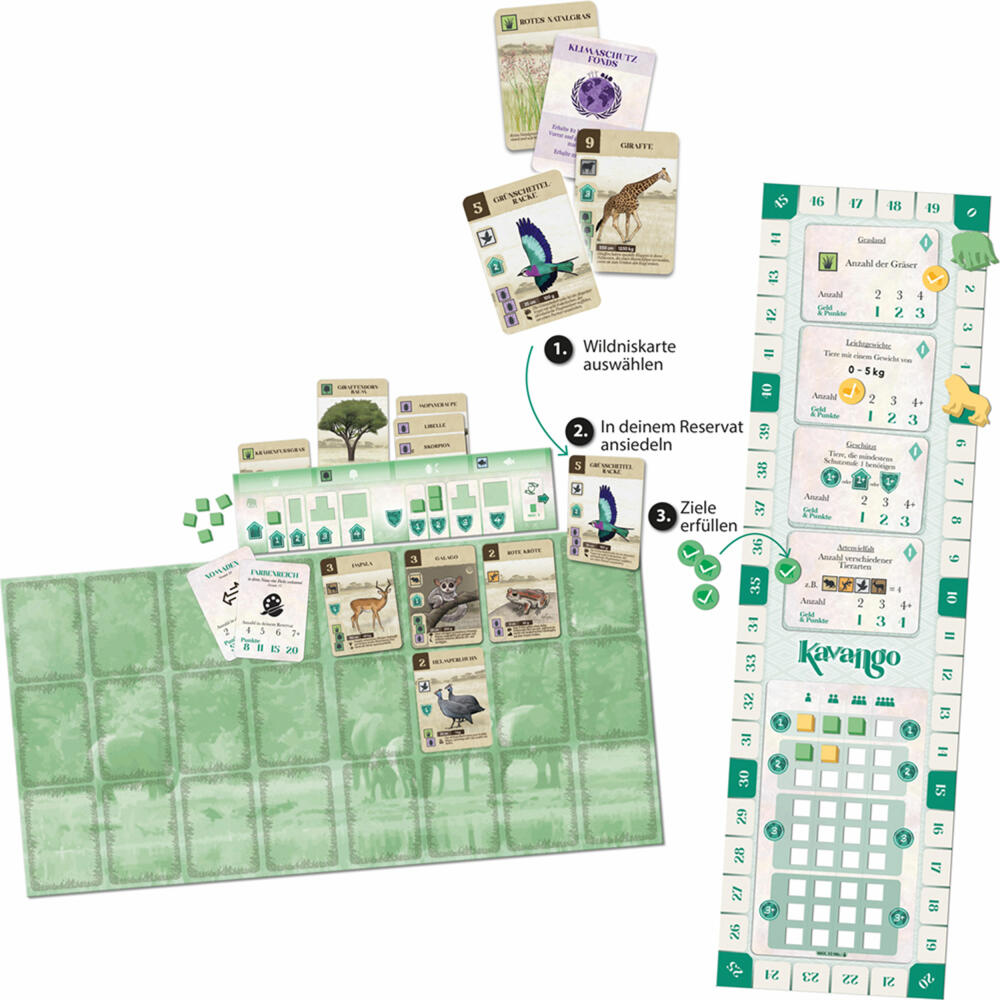 Schmidt Spiele Kavango, Strategiespiel, Gesellschaftsspiel, ab 10 Jahren, 49466