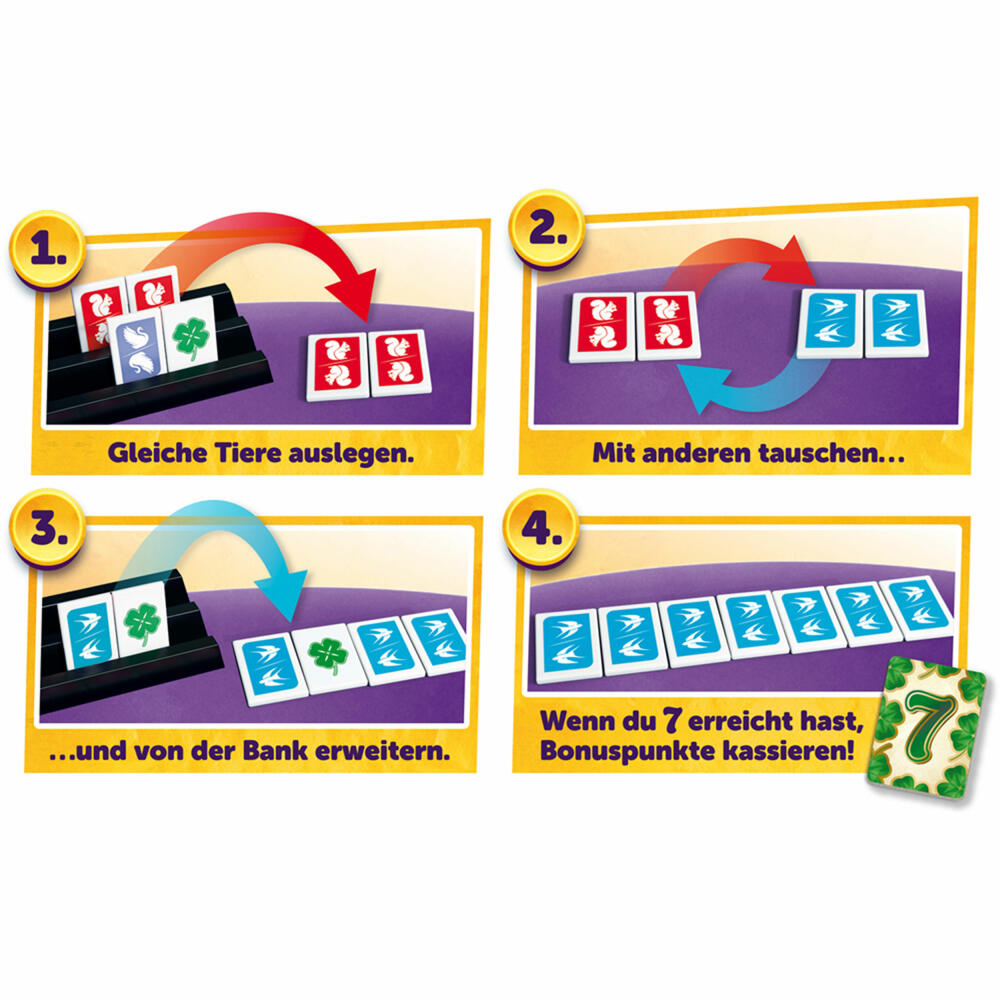 Schmidt Spiele MySeven, MyRummy, Sammelspiel, Familienspiel, ab 8 Jahren, 49467