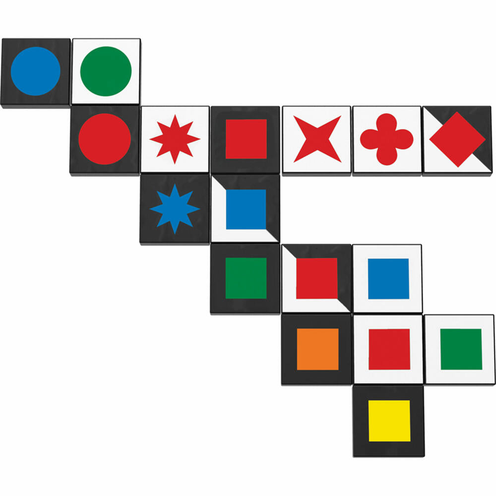 Schmidt Spiele Qwirkle Flex, Legespiel, Familienspiel, Gesellschaftsspiel, ab 7 Jahren, 49469