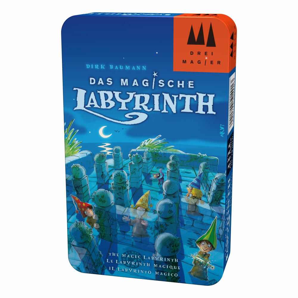 Drei Magier Spiele D. Baumann The Magic Labyrinth, Board Game, Parlor Game, For 2 Players, Ages 5 and Up, 51401
