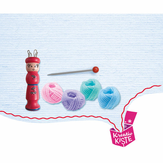 Schmidt Spiele Strickliesel 2025, Kreativset, Stricken lernen, Kinder, ab 5 Jahren, 51609
