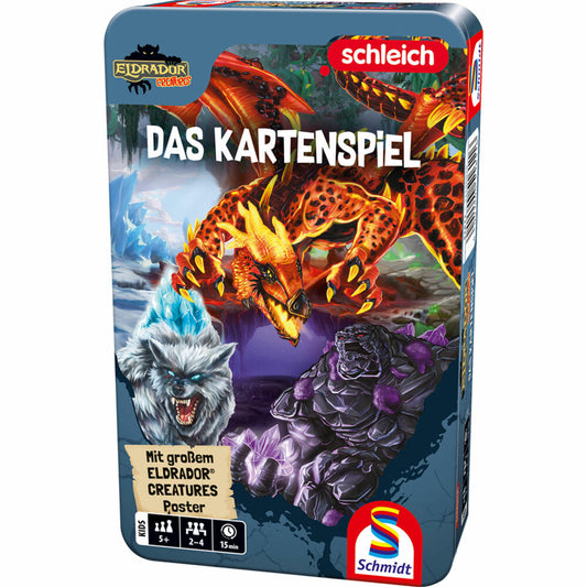 Schmidt Spiele Schleich Eldrador Das Kartenspiel, Quartett, Trumpf, Kinderspiel, ab 5 Jahren, 51611