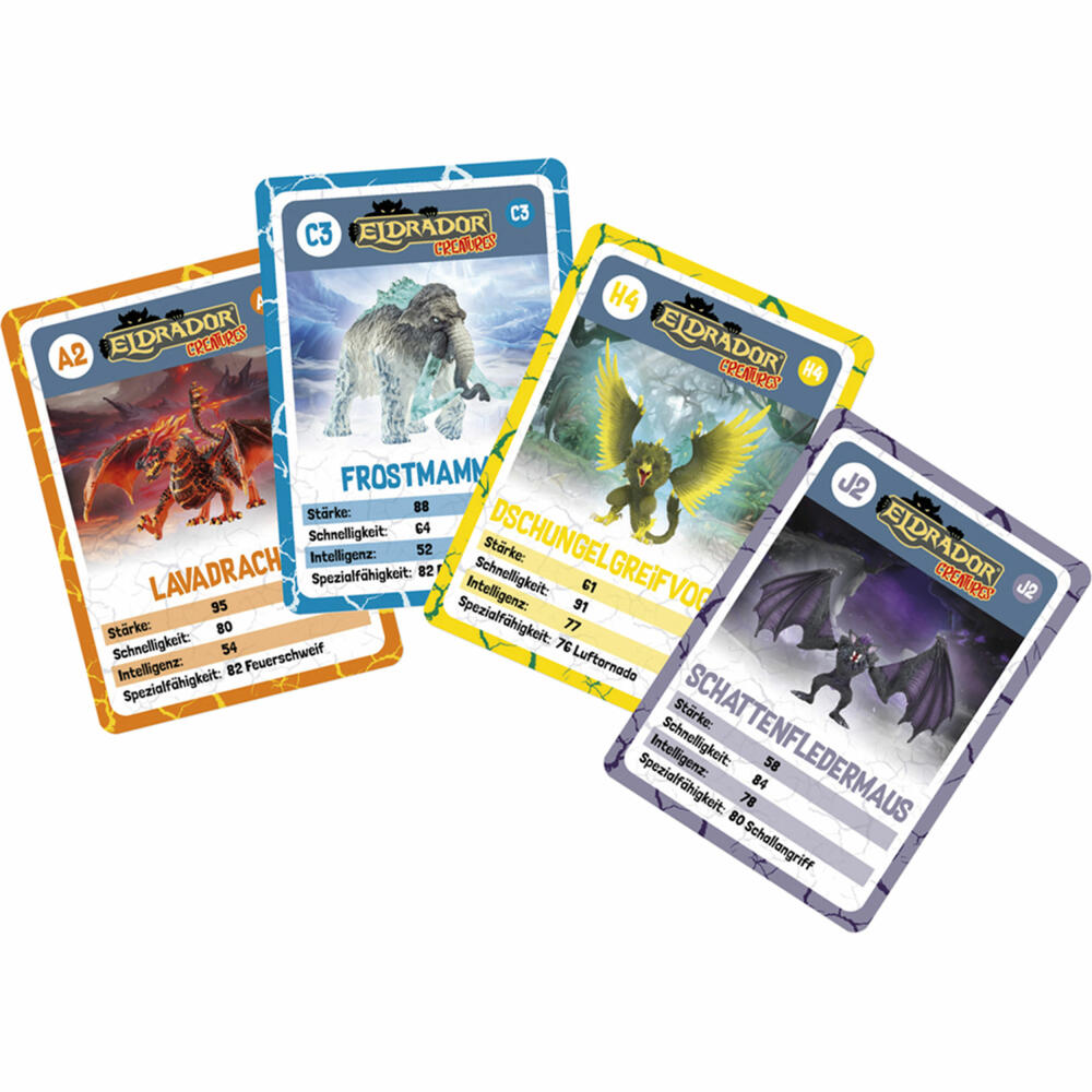 Schmidt Spiele Schleich Eldrador Das Kartenspiel, Quartett, Trumpf, Kinderspiel, ab 5 Jahren, 51611
