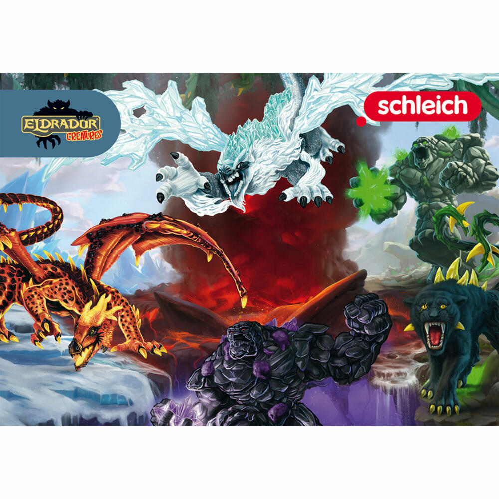 Schmidt Spiele Schleich Eldrador Das Kartenspiel, Quartett, Trumpf, Kinderspiel, ab 5 Jahren, 51611