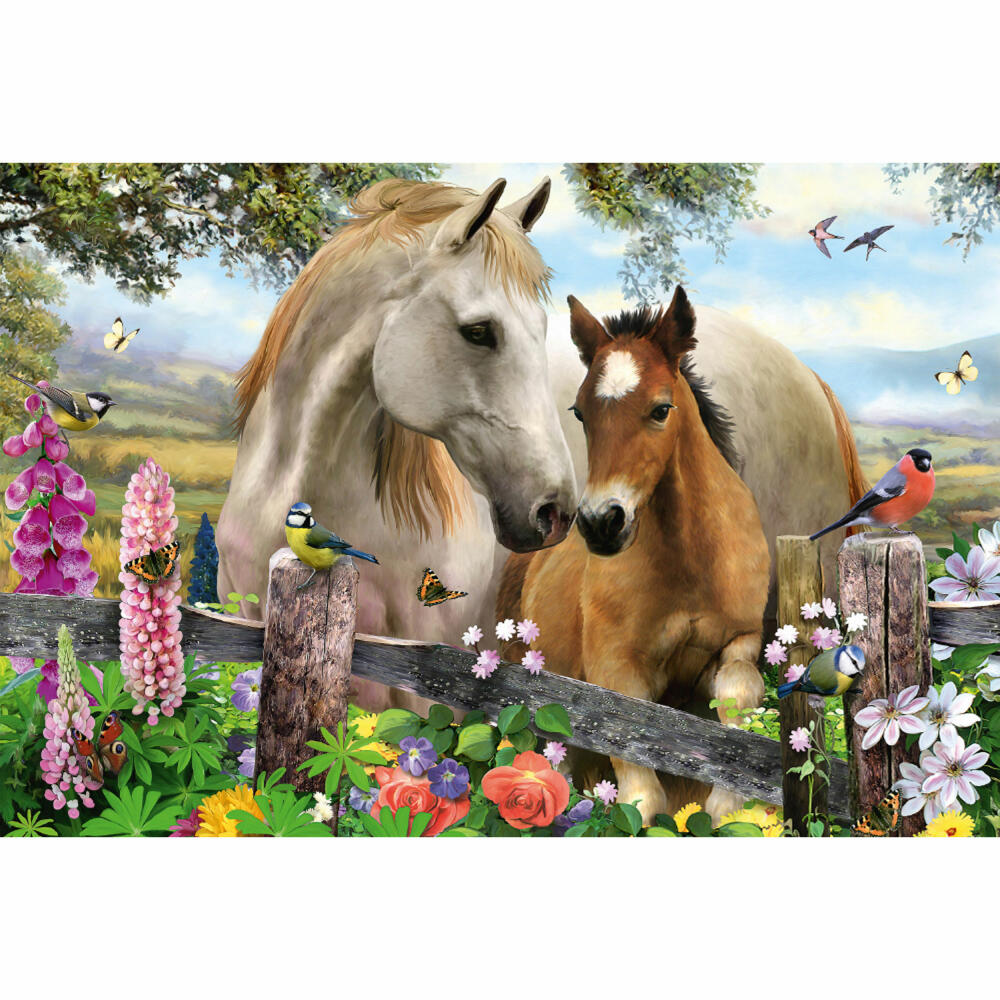 Schmidt Spiele Mare and Foal, Children's Puzzle, Children's Puzzle, Children's Puzzles, 150 Pieces, 56421