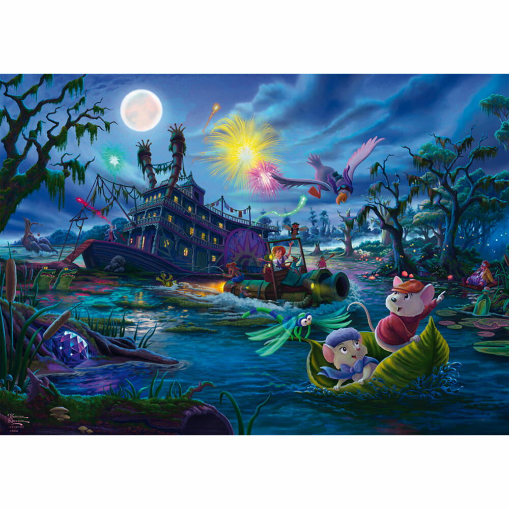 Schmidt Spiele Disney The Rescuers , Thomas Kinkade, Puzzle, 1000 Teile, 58046