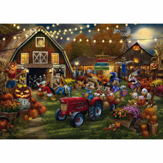Schmidt Spiele Disney Mickey & Minnie Pumpkin Festival, Thomas Kinkade, Puzzle, 1000 Teile, 58048