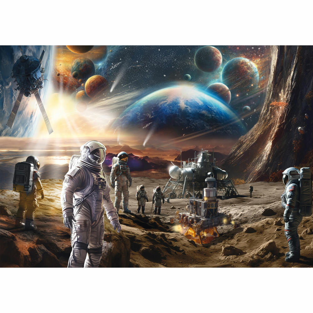 Schmidt Spiele Puzzle Infinite Worlds, Space Missions, Michele Farella, Adult Puzzle, 1000 Pieces, 58537