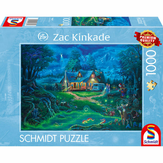 Schmidt Spiele Das Spukhaus, Zac Kinkade, Puzzle, Erwachsenenpuzzle, 1000 Teile, 58607
