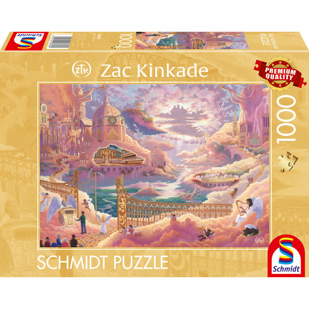 Schmidt Spiele Himmelreich, Zac Kinkade, Puzzle, Erwachsenenpuzzle, 1000 Teile, 58608