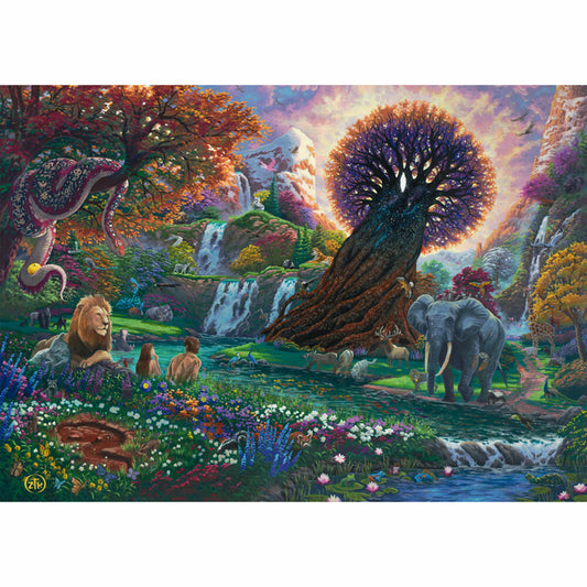 Schmidt Spiele Der Garten Eden, Zac Kinkade, Puzzle, Erwachsenenpuzzle, 1000 Teile, 58610