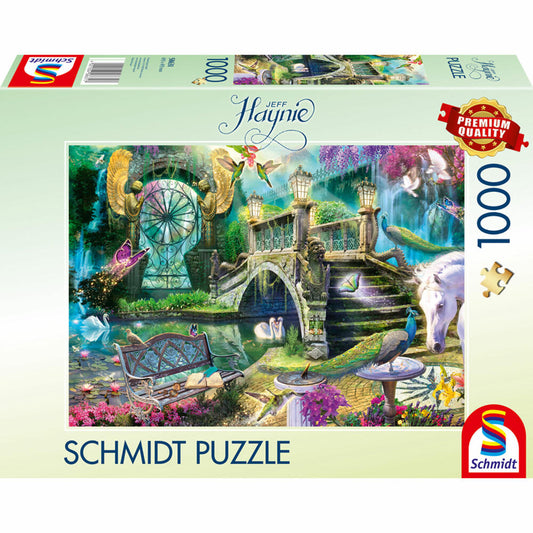 Schmidt Spiele Der geheime Garten, Jeff Haynie, Puzzle, 1000 Teile, 58631