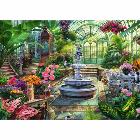 Schmidt Spiele Viktorianisches Gewächshaus, Jeff Haynie, Puzzle, 1000 Teile, 58633