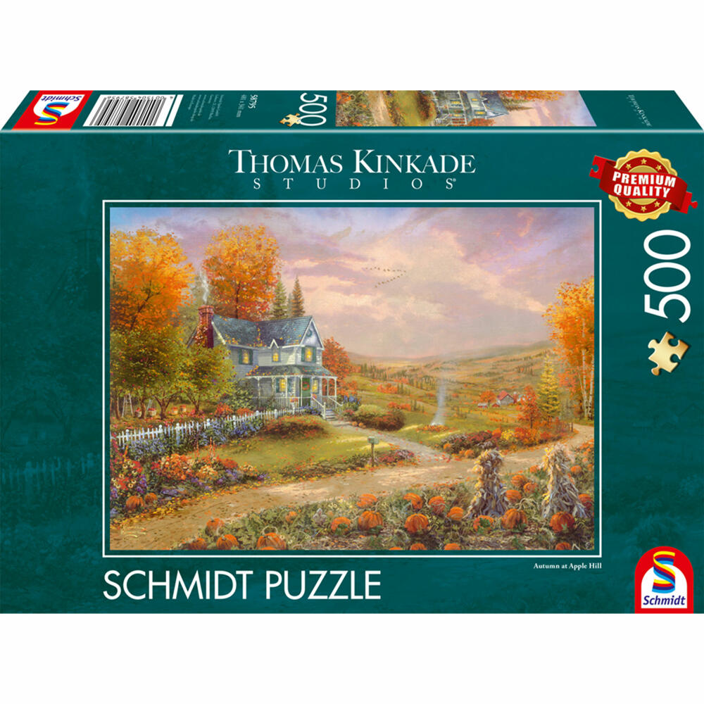 Schmidt Spiele Herbst in Apple Hill, Thomas Kinkade, Puzzle, 500 Teile, 58795