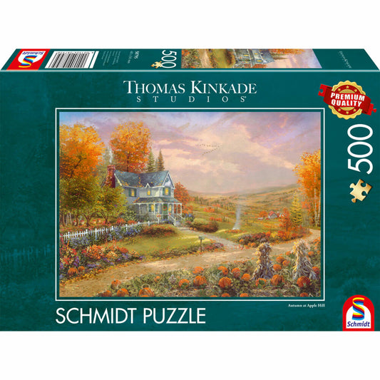Schmidt Spiele Herbst in Apple Hill, Thomas Kinkade, Puzzle, 500 Teile, 58795
