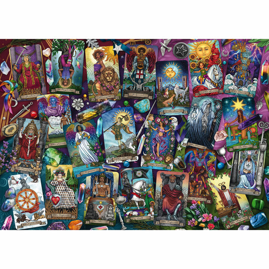 Schmidt Spiele Geheimnisvolle Tarotkarten, Puzzle, Erwachsenenpuzzle, Standard, 1000 Teile, 58879