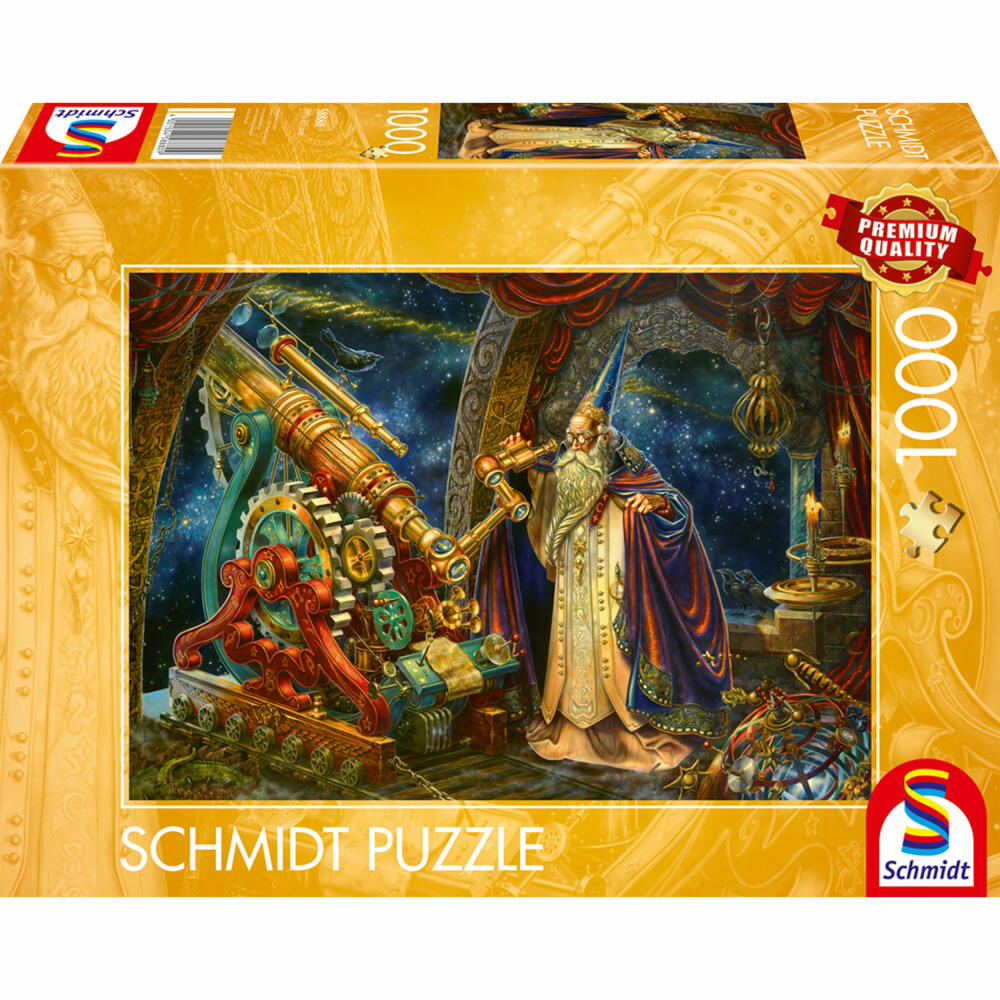 Schmidt Spiele Der Astronom, Puzzle, Erwachsenenpuzzle, Standard, 1000 Teile, 58880