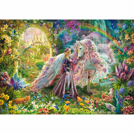 Schmidt Spiele Traumreise mit Einhorn, Puzzle, Erwachsenenpuzzle, Standard, 500 Teile, 59718