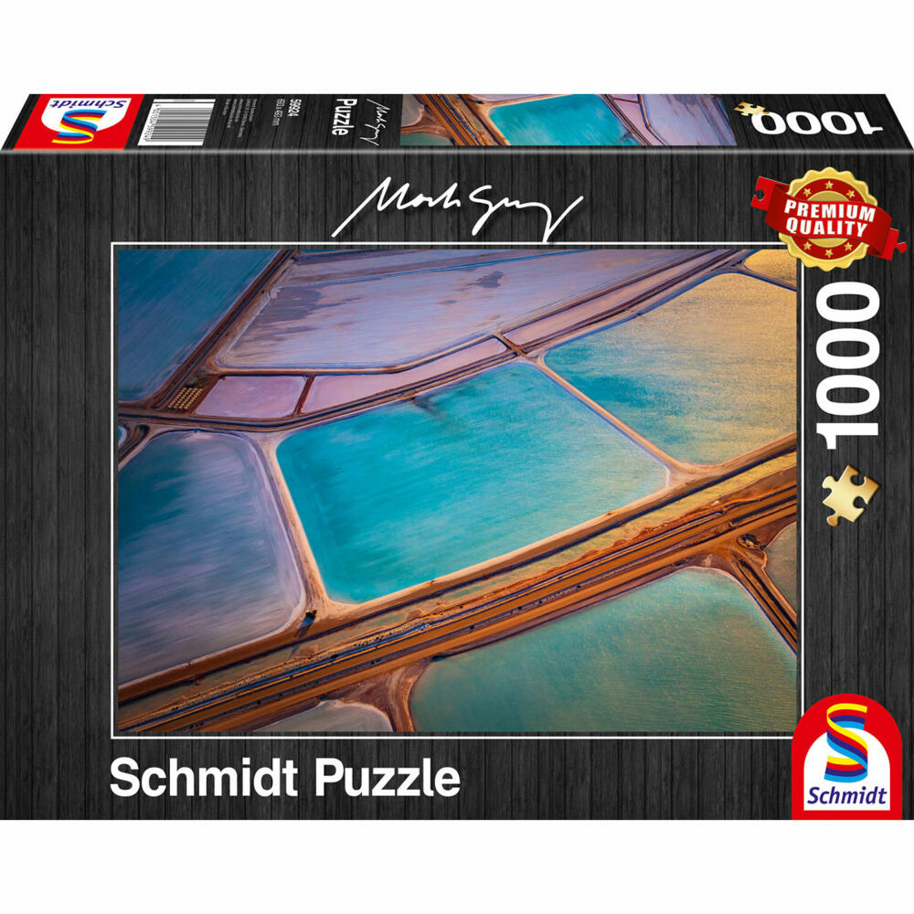 Schmidt Spiele Pastels, Mark Gray, Puzzle, Adult Puzzle, 1000 Pieces, 59924