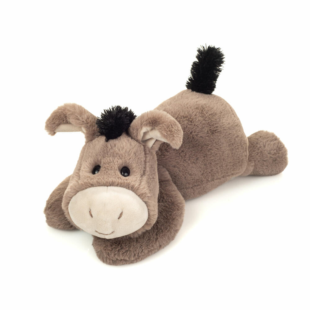Teddy Hermann Esel Eddy liegend, Kuscheltier, Stofftier, Plüschtier, 38 cm, 939757