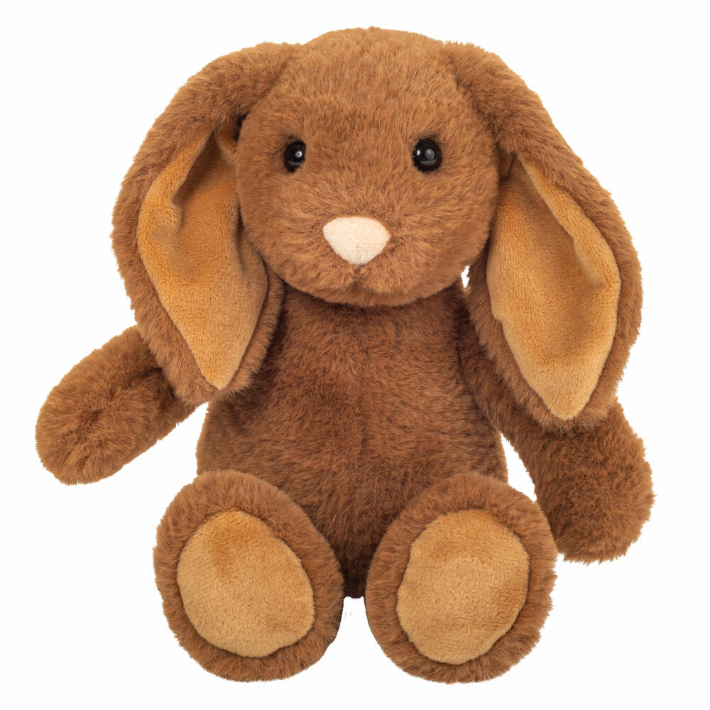 Teddy Hermann Häschen Cara, Kuscheltier, Stofftier, Plüschtier, dunkelbraun, 25 cm, 939764