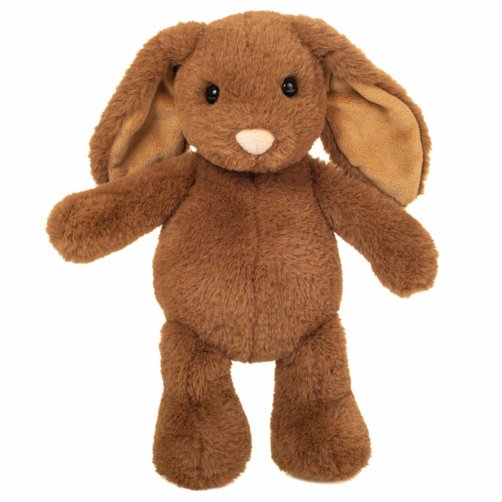 Teddy Hermann Häschen Cara, Kuscheltier, Stofftier, Plüschtier, dunkelbraun, 25 cm, 939764