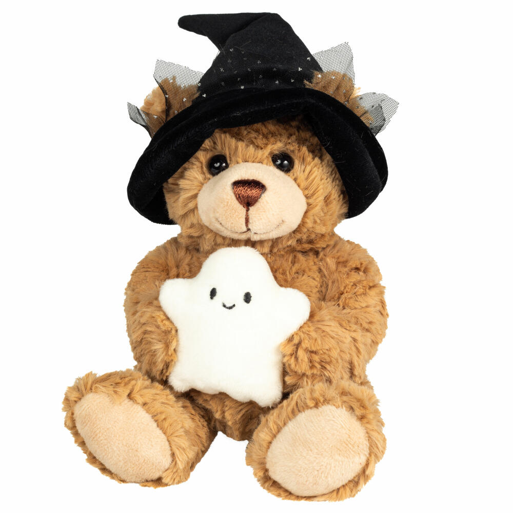 Teddy Hermann Halloween Teddy mit Gespenst, Kuscheltier, Stofftier, Plüschtier, 20 cm, 946120