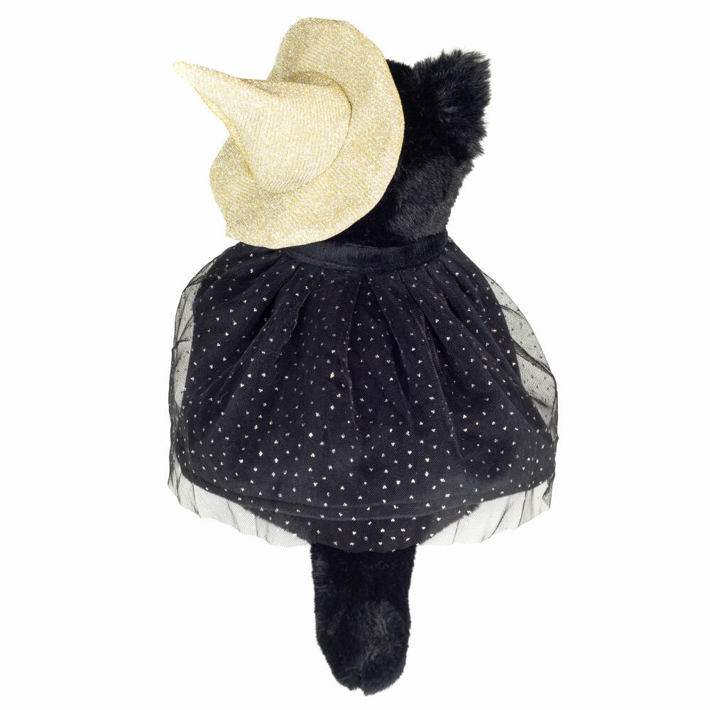 Teddy Hermann Halloween Katze, Kuscheltier, Stofftier, Plüschtier, 20 cm, 946137