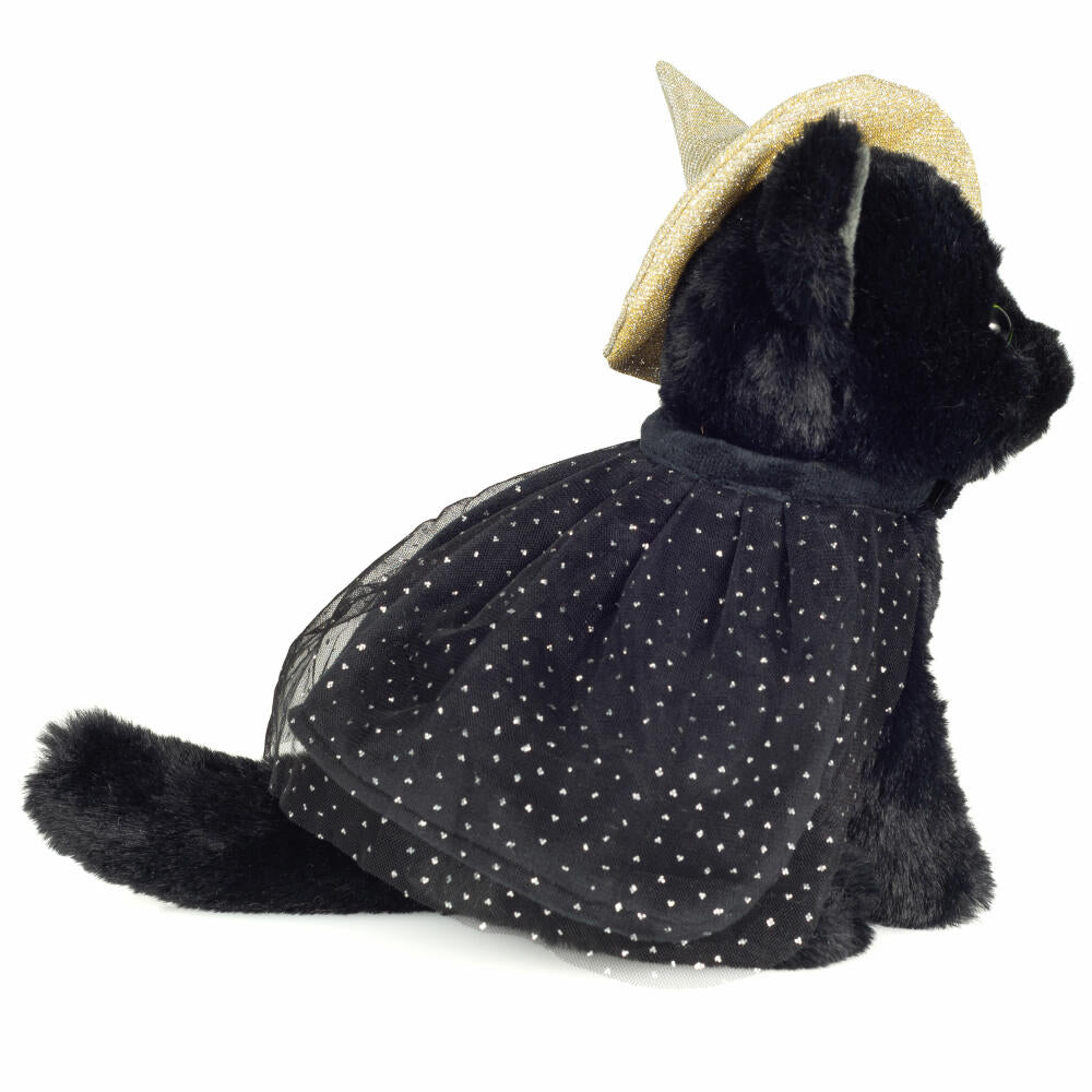 Teddy Hermann Halloween Katze, Kuscheltier, Stofftier, Plüschtier, 20 cm, 946137